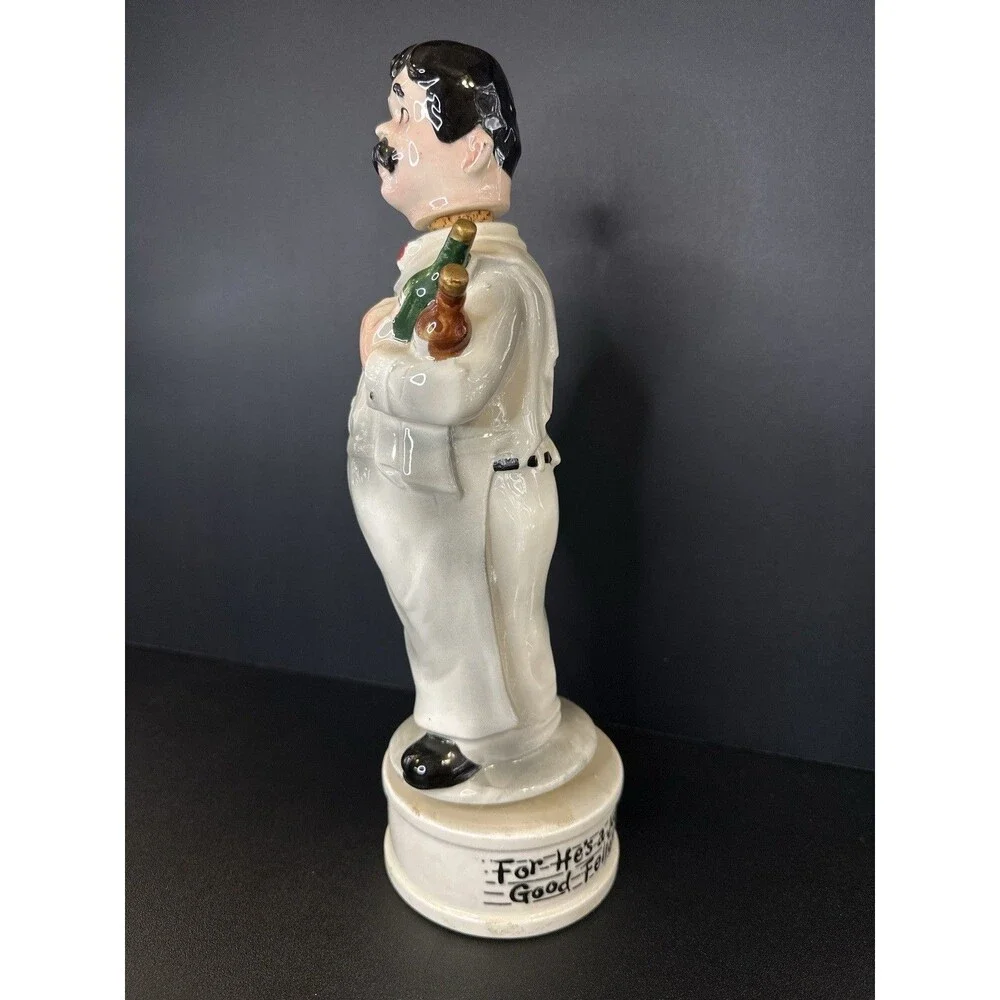 Vintage Made‎ in Japan Bartender Music Decanter – “For He’s a Jolly Good Fellow”